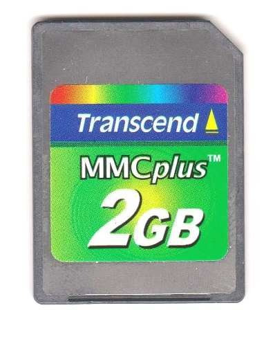 Tarjeta de memoria Transcend TS2GMMC4 MMC plus 2GB