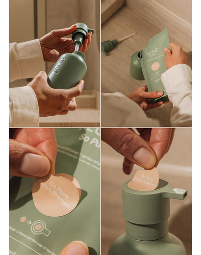 Kit Keune So Pure Clarify Shampoo Refil E Dispenser Frasco