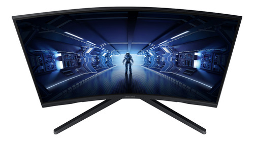 Imagen 6 de 10 de Monitor gamer curvo Samsung Odyssey G5 C27G55T led 27 " negro 100V/240V