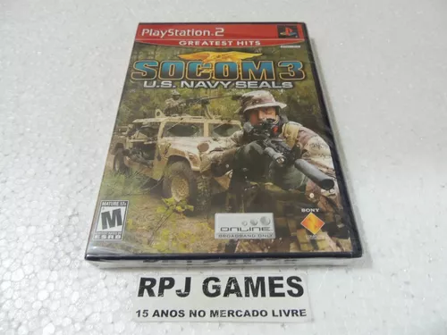 SOCOM 3: U.S. Navy SEALs PS2 - Fenix GZ - 16 anos no mercado!