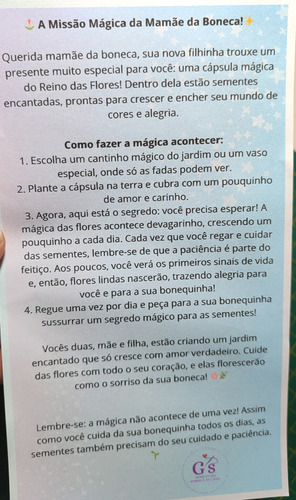 Kit Boneca Maria Com Roupas No Jardim Das Fadas Lúdico