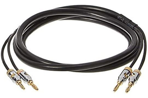Amazonbasics16awg Speaker Cable W/gold Plated Banana Tips -