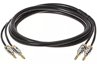 Amazonbasics16awg Speaker Cable W/gold Plated Banana Tips -