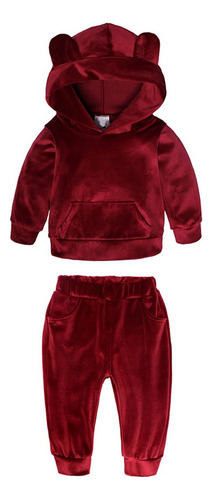 Conjunto De Sudadera Con Capucha Y Pantalones Para Bebés, Ni