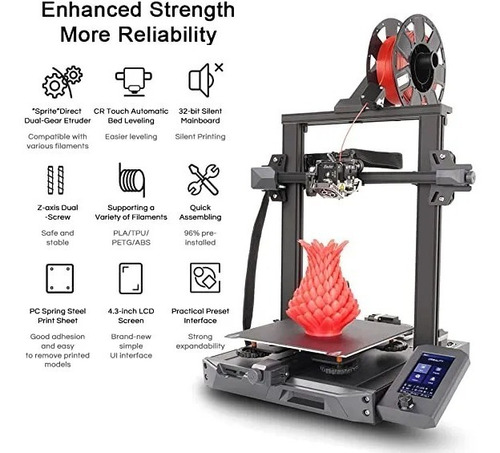 Imagem 4 de 7 de Impressora 3d Ender 3 S1 Creality - Led - Lançamento