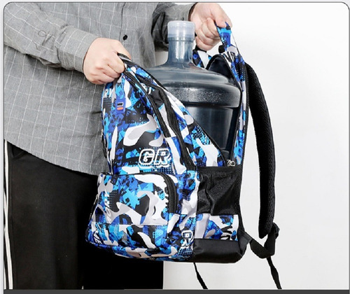 Mochila Escolar Sanmu Wngting Color Negro Diseño Lisa 24l