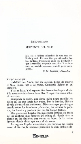 No Digas Que Fue Un Sueño, La Historia De Cleopatra