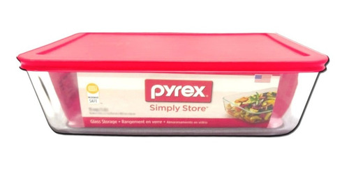 Contenedor Vidrio Rectangular Pyrex 2,6 Lt Pettish Online Cg