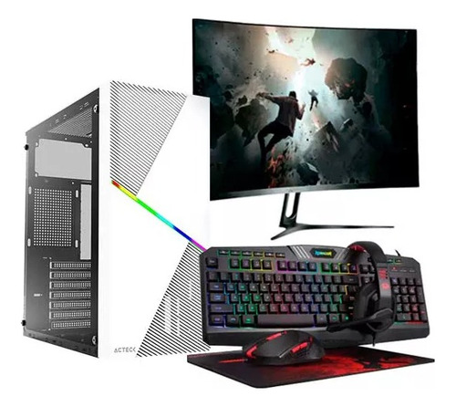 Kit Pc Gamer Monitor 23.8 Ryzen 5 5600gt Ram 16g Ssd 1t Wifi