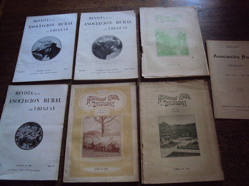 Revista Asociacion Rural De Uruguay 1916 Año Xlv