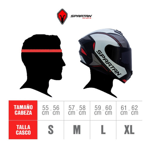 Imagen 7 de 7 de Casco Spartan Draken Baker