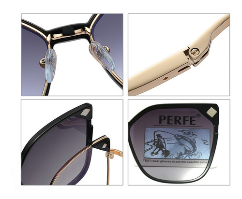 Lentes Sol Clipon Anteojos Metal Chiaroscuro Greta