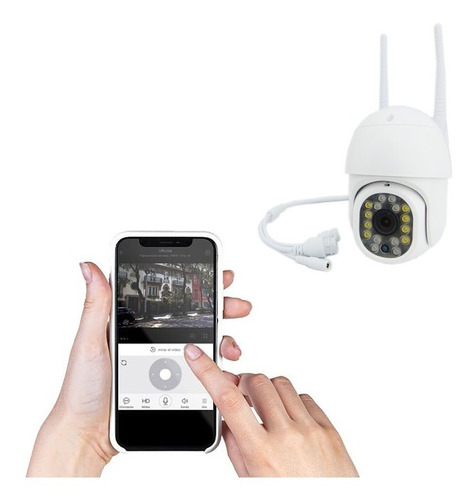 Camara Wifi Exterior Motorizada Inteligente + Memoria 32 Gb