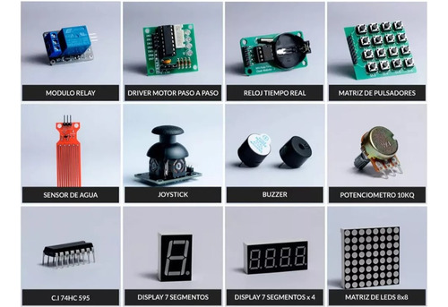 Kit Arduino Robotico Rfid 39 Componentes Mas Completo Armar
