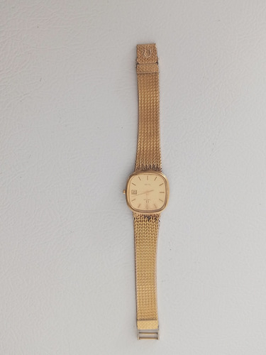 Reloj Omega Deville Quartz Vintage Para Hombre Dorado Dorado Dorado (Usado)
