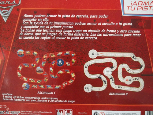 Cars Juego Recorrido X 2 Circuitos Grande Ultimo Cyber Sale