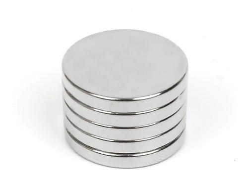 Imagen 4 de 4 de Imanes De Neodimio 5mm X 1mm / 5x1 (40 Unidades)