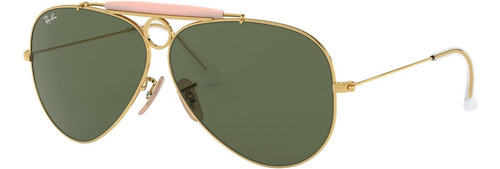 Anteojos De Sol Ray-ban Shooter Para Hombre, 62 Mm, Arista