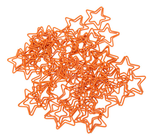 50 Sujetapapeles Elegantes De 5 Puntas, Estilo Estrella, Met