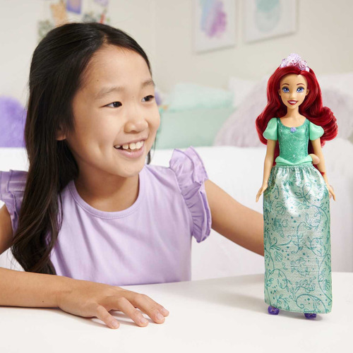 Boneca Disney Princesa Ariel Vestido Cintilante Mattel