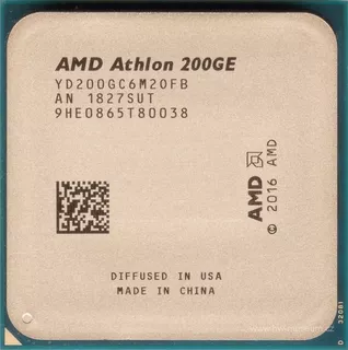 Procesador AMD Athlon 200GE YD200GC6FBBOX de 2 núcleos y 3.2GHz de frecuencia con gráfica integrada