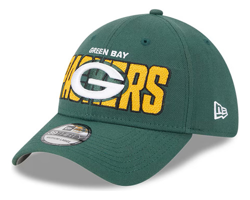 Gorra New Era 39thirhty Green Bay Packers Verde M/l Bordado
