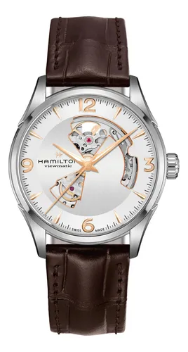 Reloj Hamilton Jazzmaster Open Heart Automático Suizo Con Es