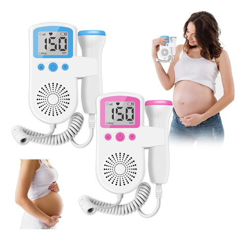 Sonar Fetal Doppler Ultrassom Ouvir Batimentos Bebe Monitor