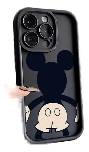 Funda Blanda Stitch De Mickey Mouse Para iPhone 15, 14, 13,