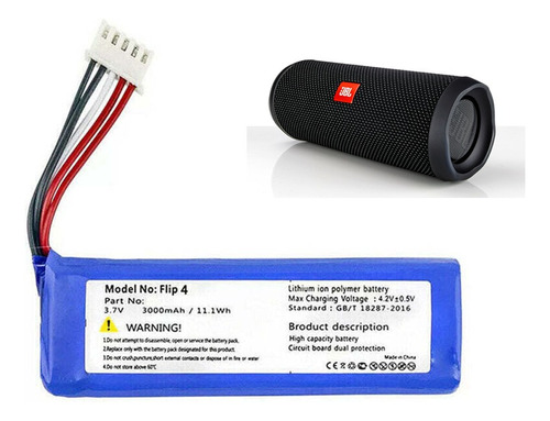 Bateria Compatible Parlante Jbl Flip 4  3000mah 11.1wh