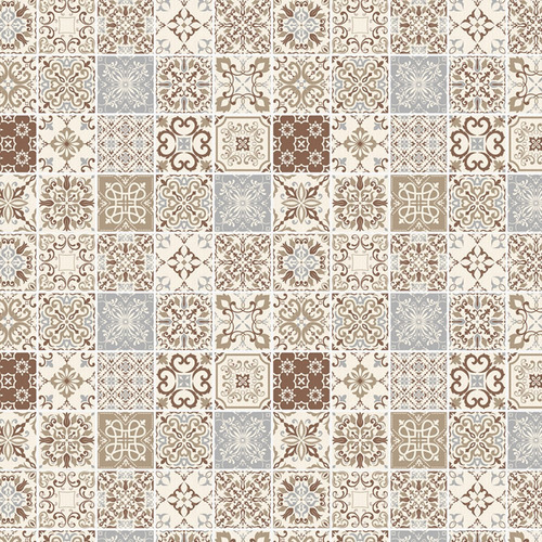 Toalha Mesa Plástica Térmica Azulejo Mr 12 Lugares 3,50