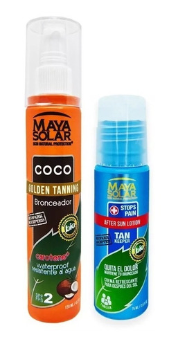 Kit Bronceador Bio Coco 120ml + Crema Hidratante 75ml