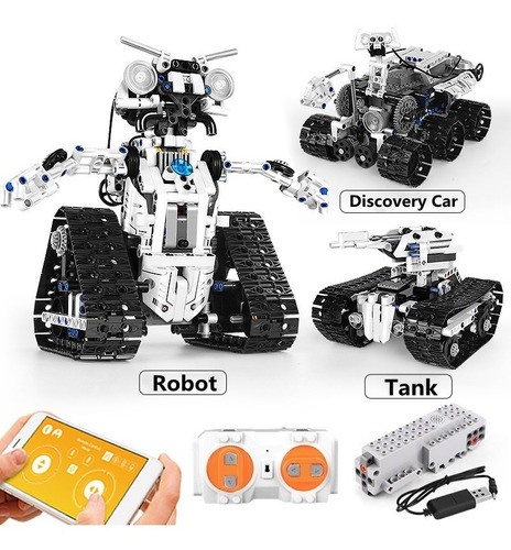 Robot Armable 3 En 1 (606 Piezas) Lego Compatible