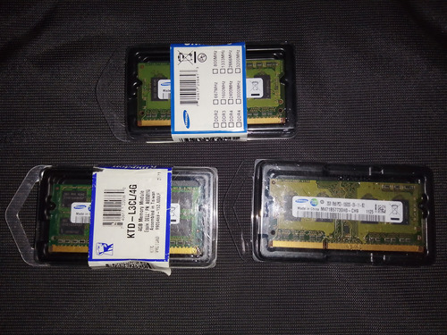 Paquete De 3 Memorias Ddr3 Samsung 2gb 10600s