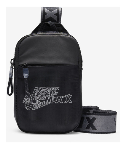 Bolsa Bandolera (1 L) Nike Sportswear Essential Negro Color Negro/Negro/Reflejo plata