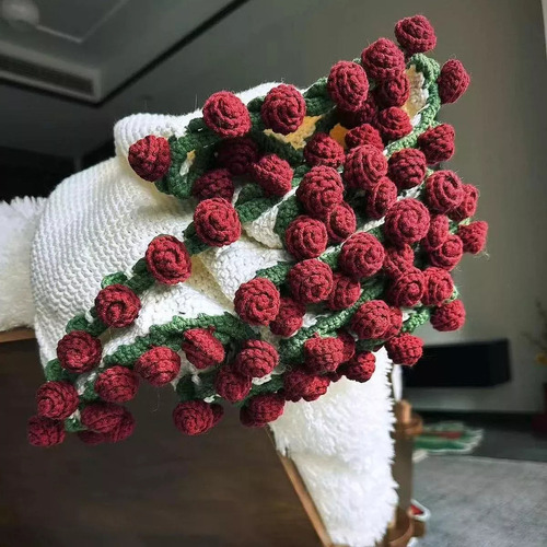 Para Ha Kit Crochet Manta Flores Juego Tejido Tejido /