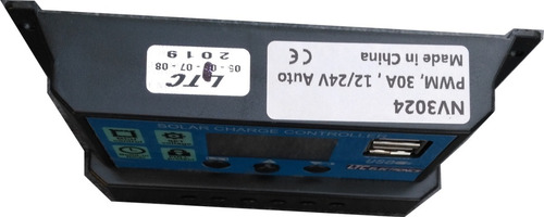 Imagen 4 de 6 de Regulador Para Panel Solar 12v 24v 30a - Electroimpulso