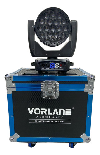 2 Aura Effect Moving Wash Beam Led Zoom 19x15 Rgbw + Case