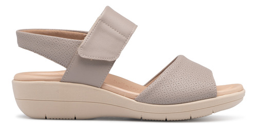 Sandalia Mujer Anabela Fascitis Taupe Piccadilly