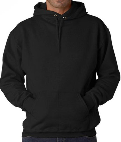 sudadera negra hombre