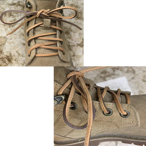 Cordones De Cuero Para Botas De 141 Pulgadas De Largo, Corta