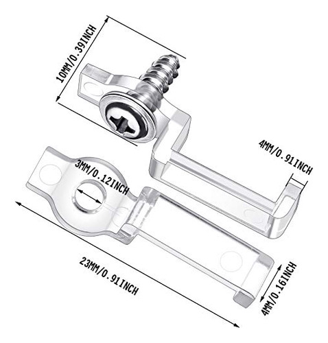 Clips De Montaje Led De 300 Piezas, Tira De Soporte Led, Jue