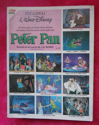 Peter Pan De J.m. Barrie - Album De Figuritas Completo -  Es