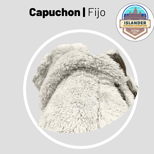 Poleron | Sherpa | Plush (c/cierres C/capuchon) Islander