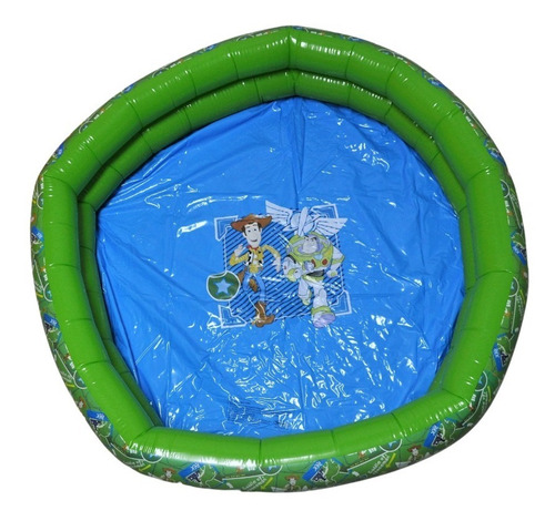 Alberca Inflable Toy Story Piscina Infantil 1.3m Para Niños Color Verde