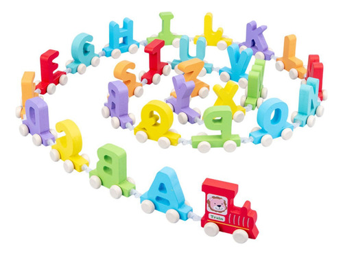 A Juego Tren Madera, Vagones Tren, Coordinación
