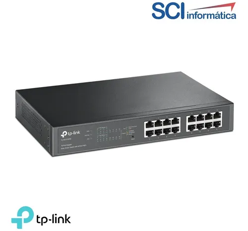 Switch Easy Smart De 16p Gigabit Con 8 Poe+ Tp Link Sg1016pe