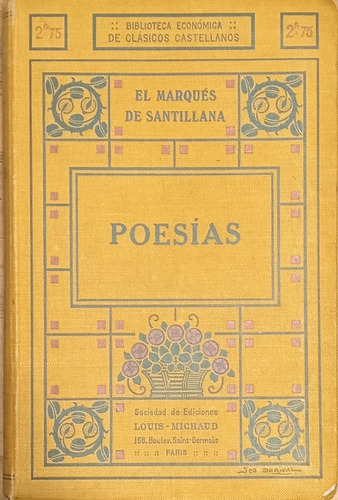 Poesías - El Marqués De Santillana