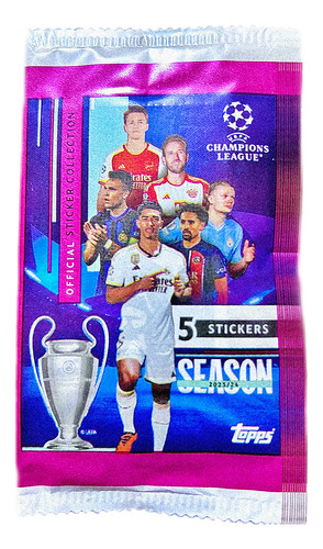 Figuritas Uefa Champions League 23/24 Topps Pack X60 Sobres