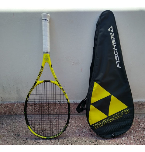 2 Raquetas De Tenis Fischer Black Granite Amarillo 4 3/8 (Usado)